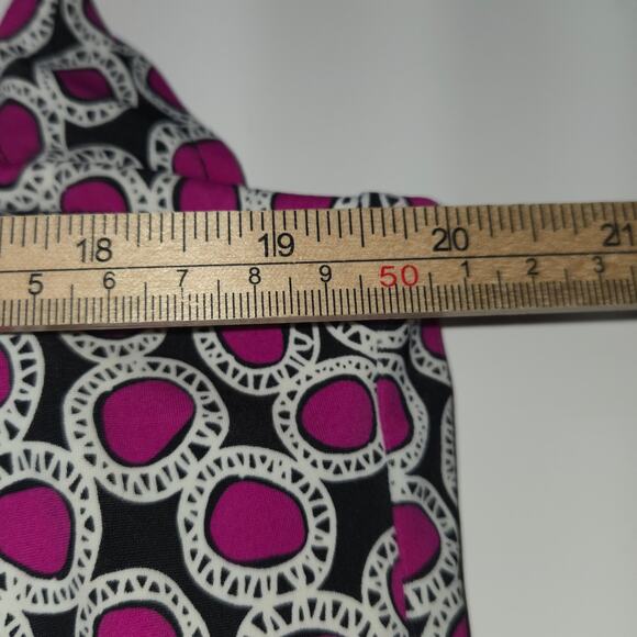 A&H Sportswear Womens 26W Tankini Top Plus Size Swimsuit Pink Black Polka Dots - Picture 16 of 16